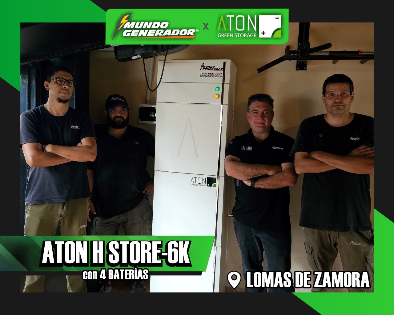 Instalación ATON H store6K, LOMAS DE ZAMORA