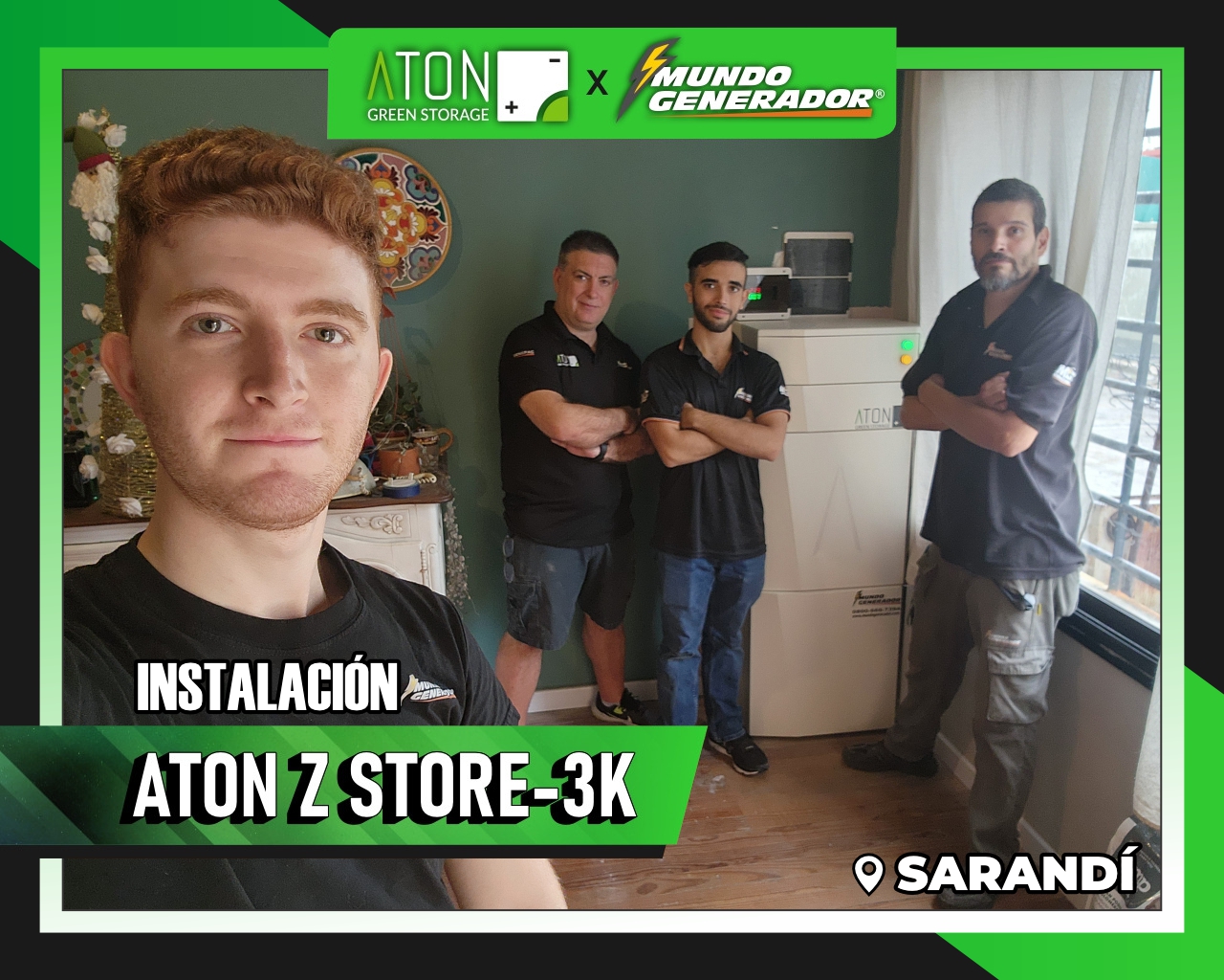 Instalación ATON Z.Store 3k, SARANDÍ