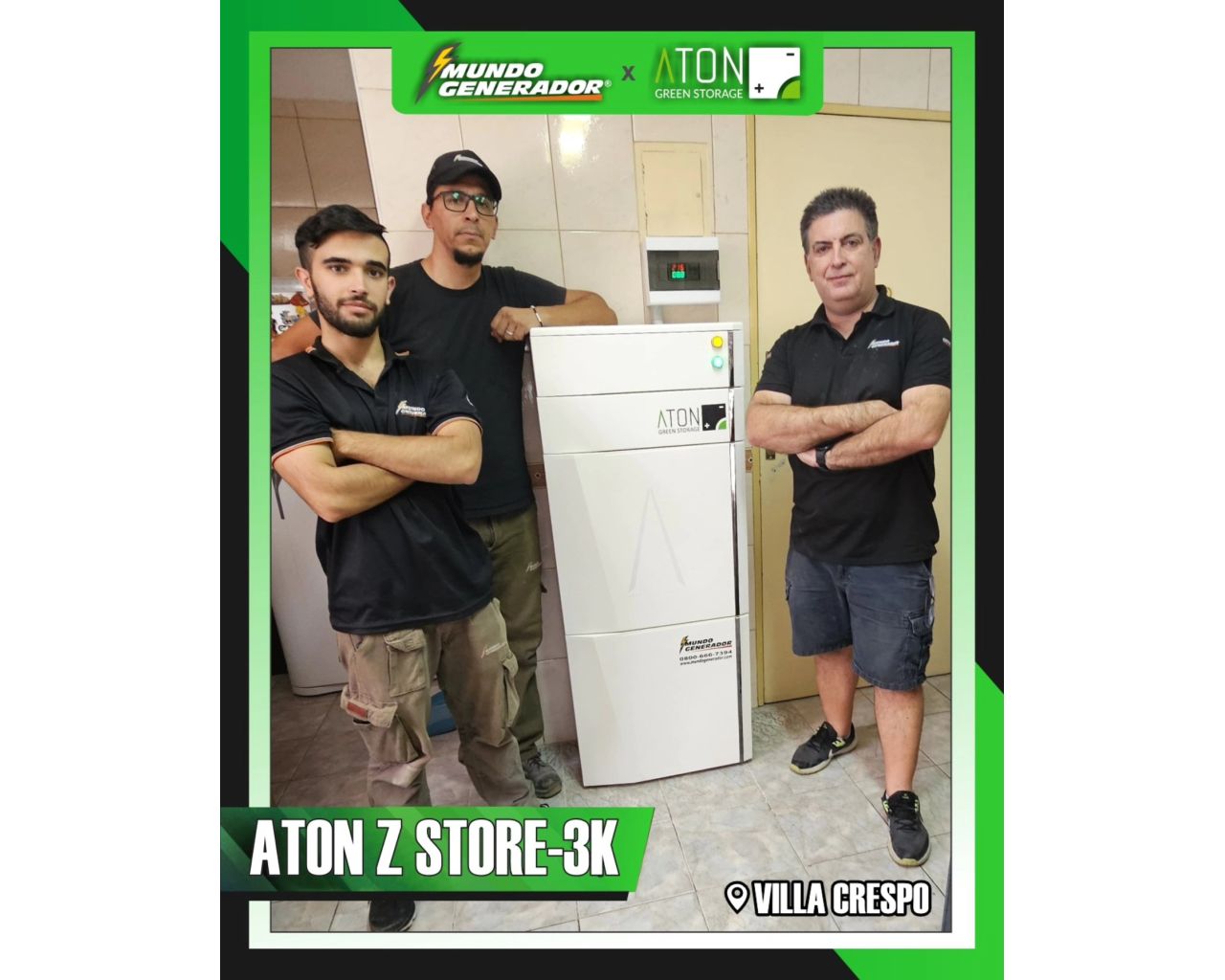 Instalación ATON Z.Store 3k, Villa Crespo
