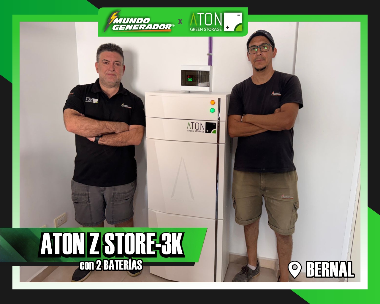 Instalación ATON Z.Store 3k, BERNAL