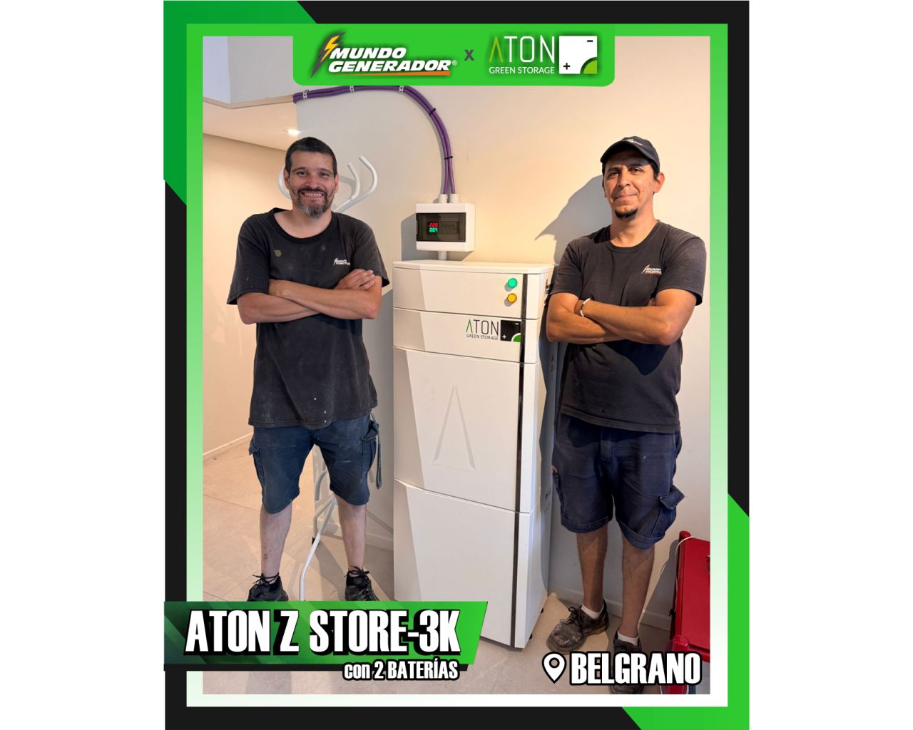 Instalación ATON Z.Store 3k, BELGRANO