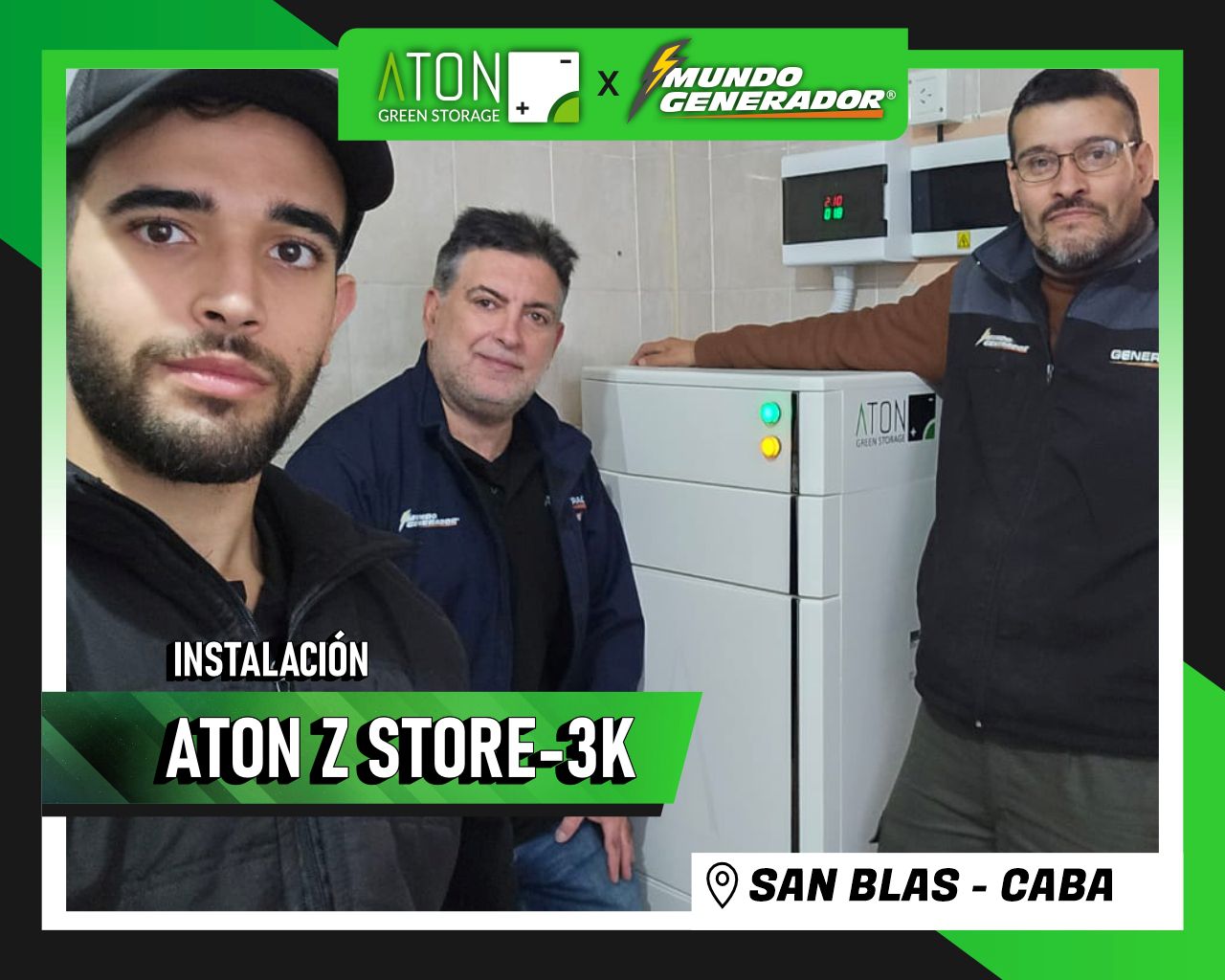 Instalación ATON Z.Store 3k, SAN BLAS