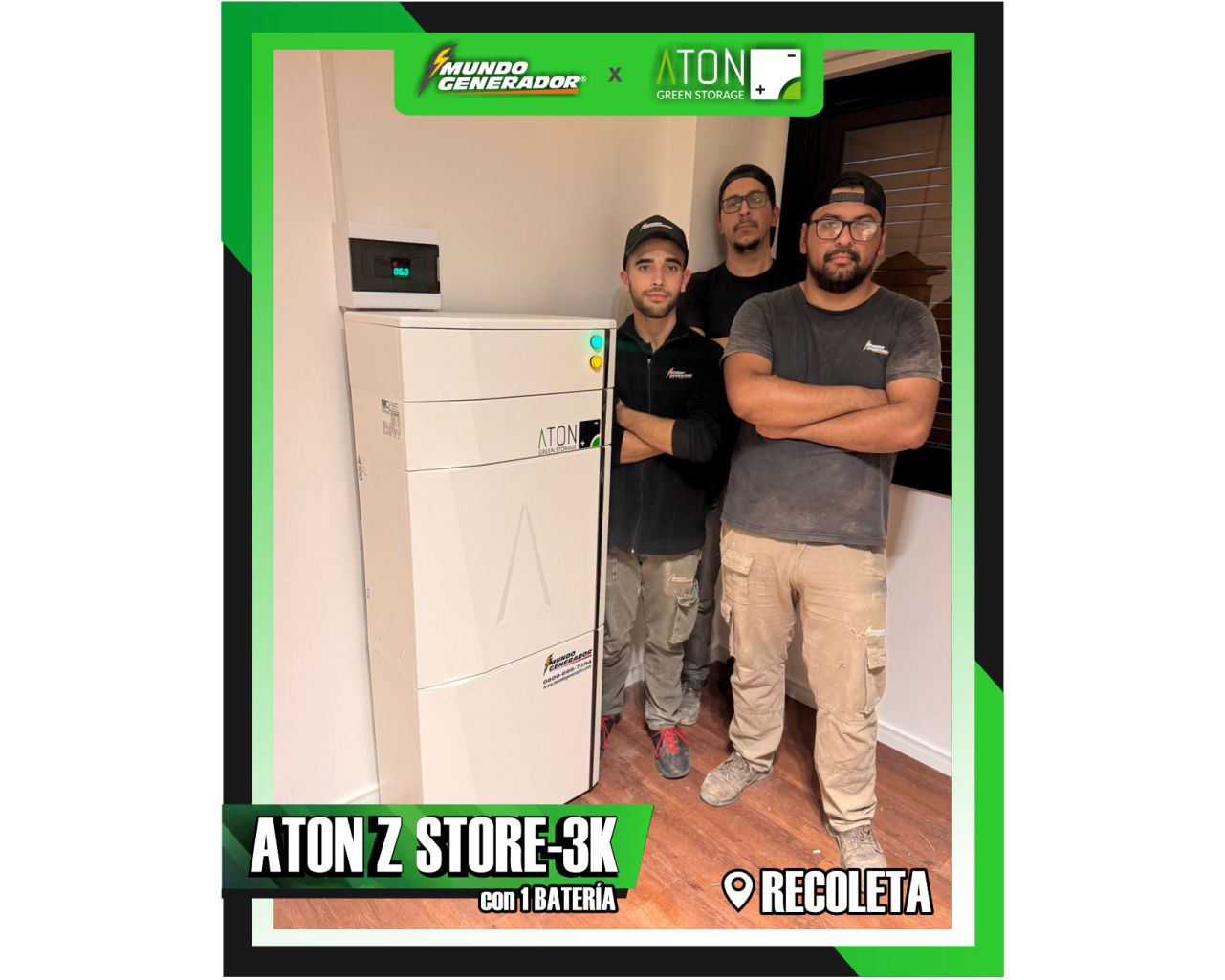 Instalación ATON Z.Store 3k, RECOLETA