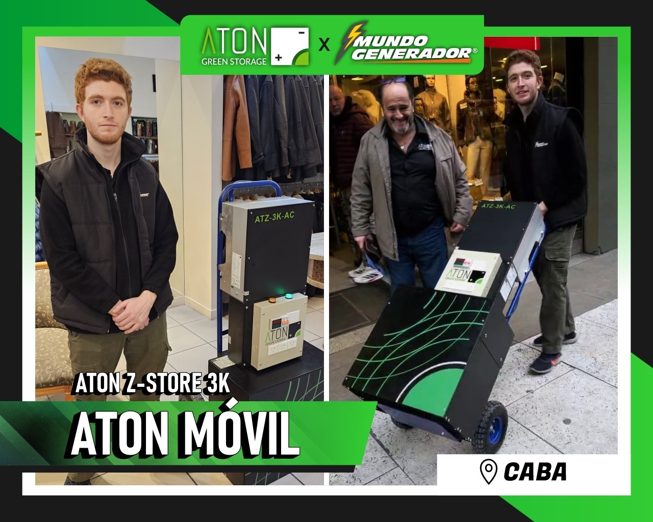 Instalación ATON Z.Store 3k, CABA