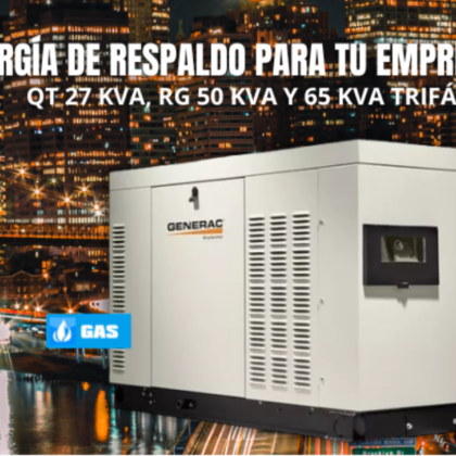 QT 27 KVA, RG 50 KVA Y 65 KVA TRIFÁSICO
